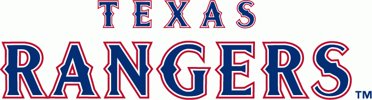 Texas Rangers 2001-Pres Wordmark Logo iron on paper